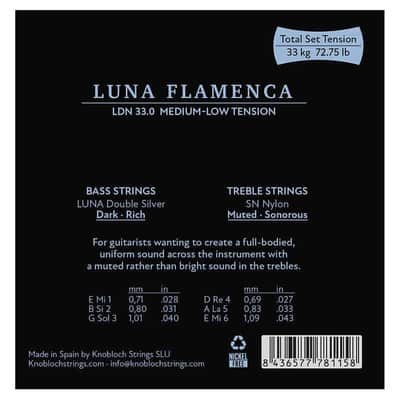 Knobloch LUNA FLAMENCA SN Nylon LDN 34.5 high tension 2026 image 2