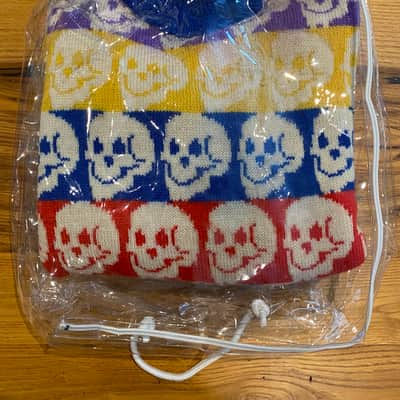Rick Nielsen of Cheap Trick,  Rick Owned, Multi Color Skull Sweater, 1988 image 4