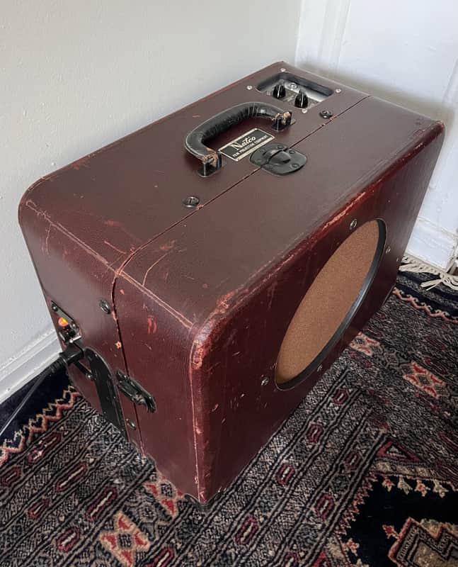 Tube Amplifier Made from a 1945 Natco Film Projector image 1