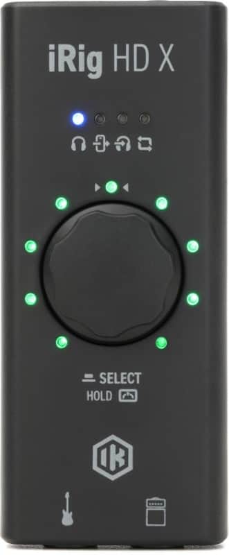IK Multimedia iRig HD X Guitar Interface for iPhone iPad Mac and PC (iRigHDXd1) image 1