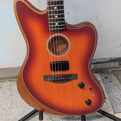 Fender American Acoustasonic Jazzmaster - Sunburst - Made in USA - US227466A image 5