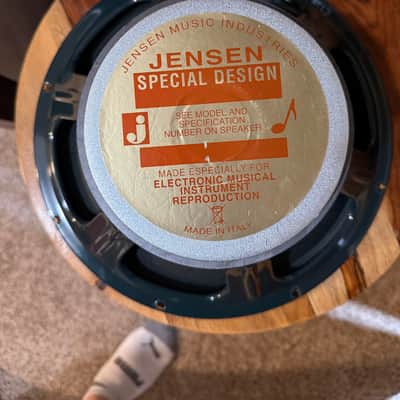 Jensen C12K Vintage Ceramic 12" 100-Watt 8ohm Guitar Speaker 2010s - Green image 1