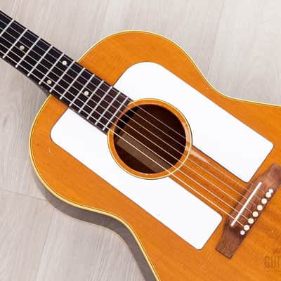 1964 Gibson F-25 Folksinger Vintage X-Braced Acoustic Guitar Natural, Crack-Free w/ Case image 7