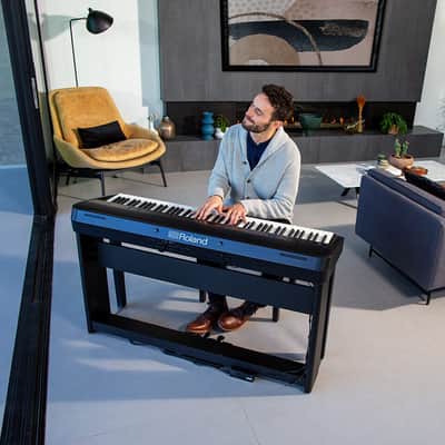 Roland FP-90X Portable Digital Piano with Pedal and Stand Bundle (Black) image 7