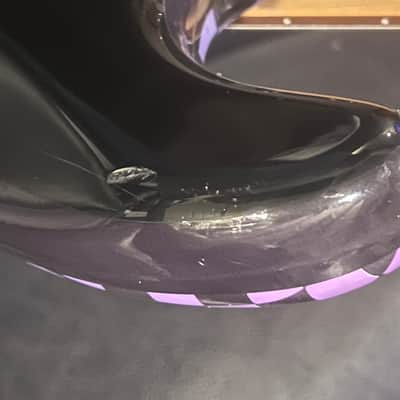 2008 Fender Squire Strat Black and Wrapped image 11