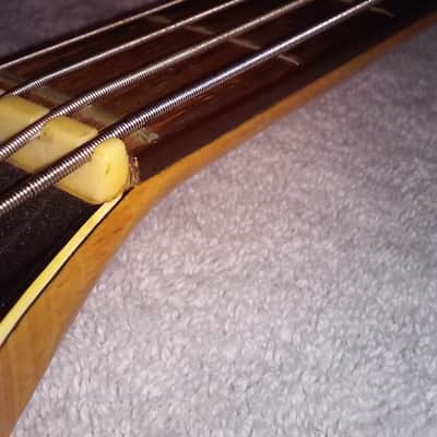 1970's Kay K-2B Bass Sunburst image 21