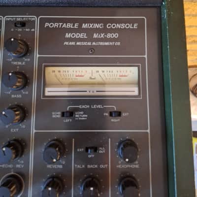 Pearl MIX-800 Mixer with Spring Reverb ! image 2