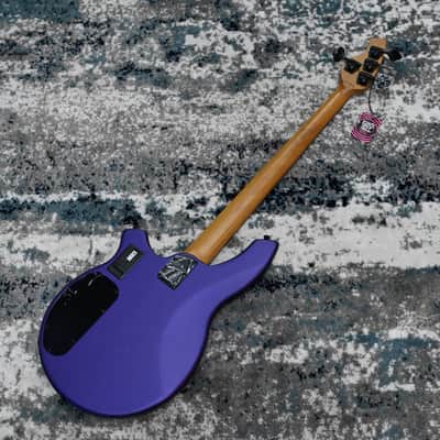 Sterling by Music Man Bongo 4-String Bass Guitar, Firemist Purple Satin image 6