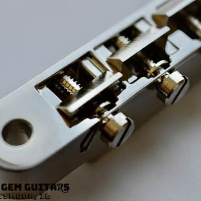 New! Gibson OEM ABR-1 Bridge with posts and thumbwheels Nickel Finish fits Les Paul Standard, ES-335, SG Standard and others! image 8