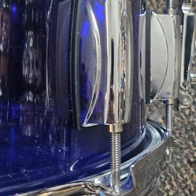 RL Drums Blue Acrylic snare drum image 2