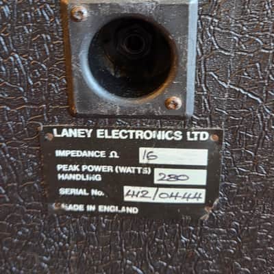 UK Made! Laney 4x12" 280-Watt 16-Ohm Straight Guitar Cabinet w/ Celestion G12-70 Speakers image 9