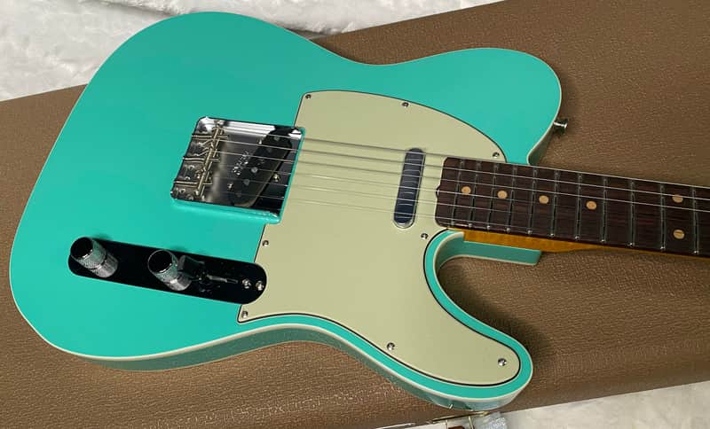 NEW! Fender Custom Shop Flamethrower Telecaster Custom - NOS - Modern Specs - Texas Special Pick-Ups - AAAA Flamed Neck -Seafoam Green - Authorized Dealer - 8lbs - G07232 image 1