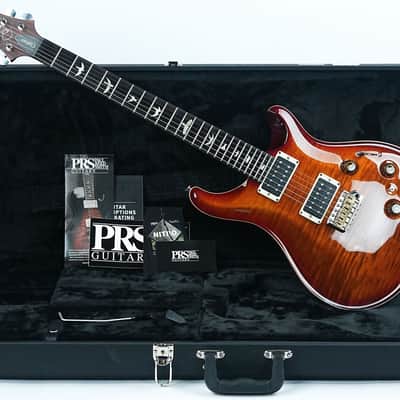 PRS Custom 24 Piezo Dark Cherry Sunburst 2023 image 3