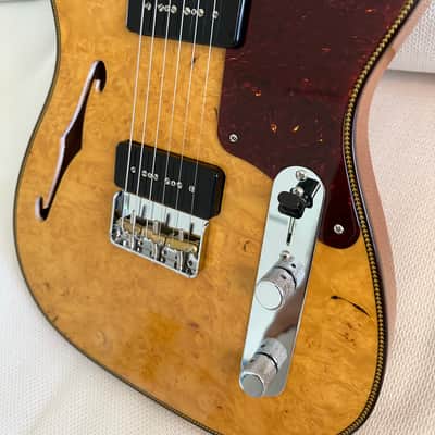 Fender Fender Artisan Maple Burl Dual P90 Telecaster - Aged Natural Rosewood Fingerboard 2021 - Artisan image 10