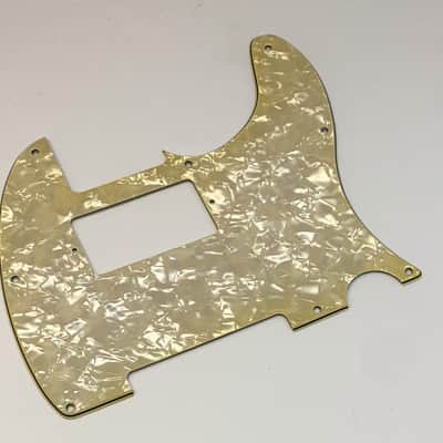 BloomDoom 4- Ply Aged White Pearloid Relic T-Style Pickguard image 3