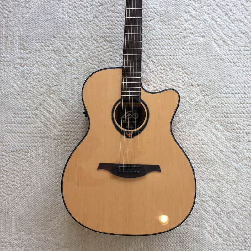 Lag T66ACE Auditorium Cutaway Acoustic-Electric Guitar image 1