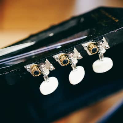 c.1960 Yamaha Dynamic Guitar No.2 – Hand Crafted in Japan | All Solid | Very Rare | Hard Case | Vintage Nitro CheckingYamaha image 12
