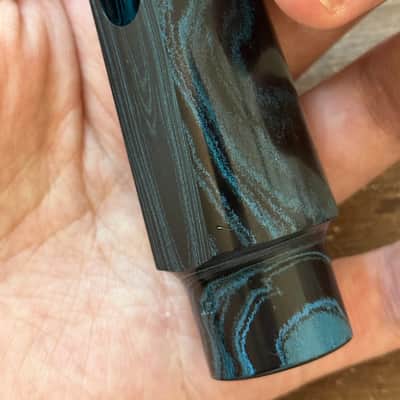 Ted Klum Florida Blue Marble Tenor Sax Mouthpiece - 7 tip, Mark Turner facing! image 4