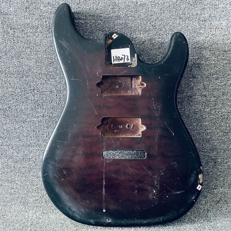 Quilted Maple Top DIY Project HH Guitar Basswood Body image 1