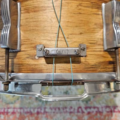 WFL 14x6.5" 3-ply Snare Drum - Nickel Hardware - 1950s image 9