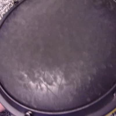Lot of 3 Rock Band Electronic eDrums 8" Single Zone Snare Tom Pads 1/4" input many stick marks fits Alesis & Ion  NO Mount or Arm image 7