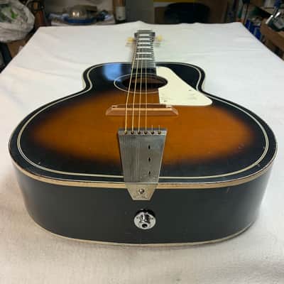 1965 Kay 5160 Flat Top Professional Rebuild Piezo Installed Great Player Gig Ready image 17