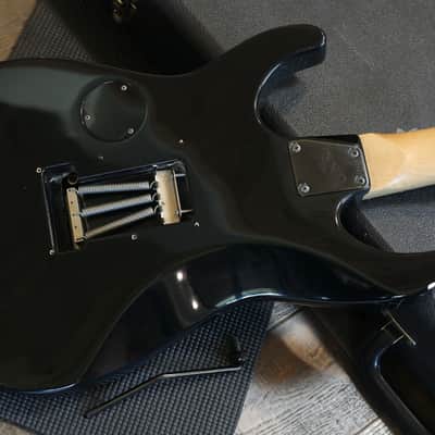 1989 ESP George Lynch Haji Electric Guitar Black Skulls & Snakes  + OHSC image 12