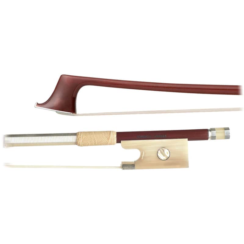 JonPaul CARERRA White Horn Silver Mounted Violin Bow