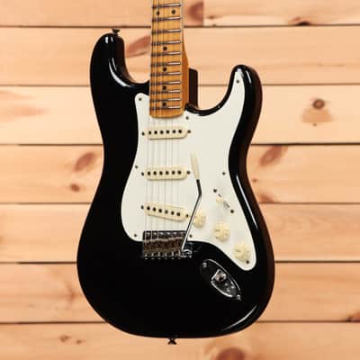 Fender Custom Shop 1956 Stratocaster Journeyman Relic - Aged Black - CZ574495 - PLEK'd image 3