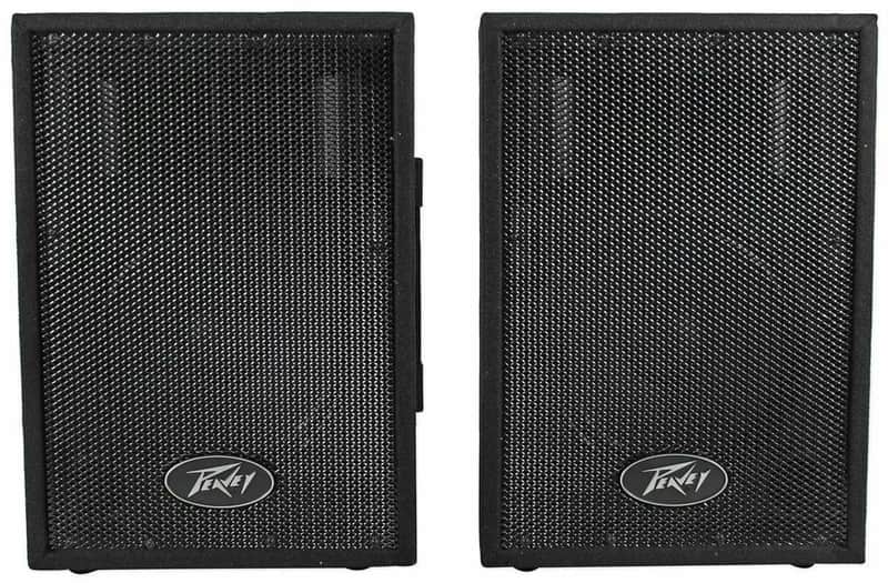 Peavey DJ 2-Way 100 Watt PA Speaker System with 10" Woofers (2 Speakers) | PVi10 image 1