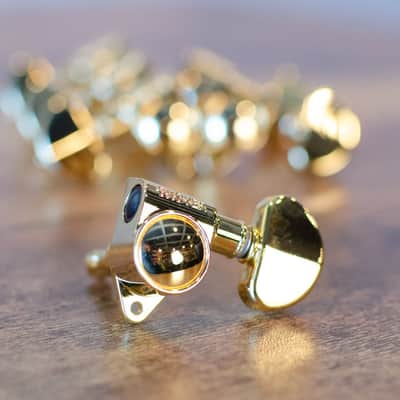 Grover Original Rotomatic Tuning Machines 3 x 3 Gold image 5