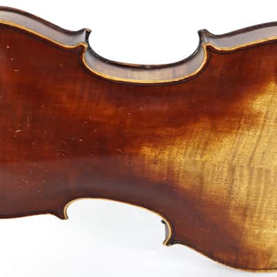 Von Friedrich August Glass Stradivarius 1737 4/4 German Violin w/ Wooden Case image 17
