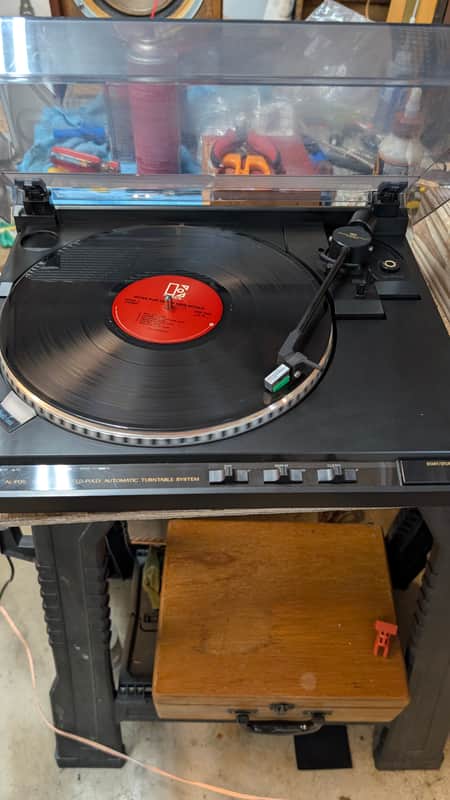 Vintage JVC AL-FQ5 Direct Drive Turntable: Serviced: New Stylus