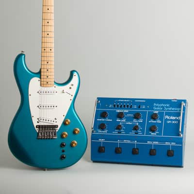 Roland  GR-300 Polyphonic Guitar Synthesizer with G-505 Solid Body Electric Guitar (1982), ser. #B823723, original black tolex hard shell case.