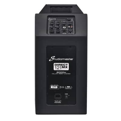 Studiomaster Direct 121 MX Line Array Pa System With Covers - BLACK image 3