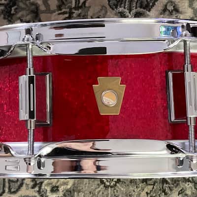 Ludwig Legacy Classic 4 x 14” Snare Drum Red Sparkle image 1