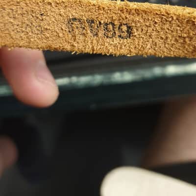 Gibson  1950's Reissue Leather Guitar Strap GV99 2000s - Tan image 4