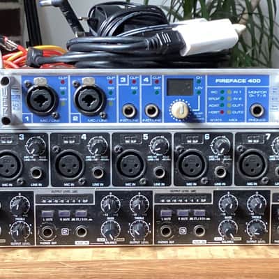 RME Fireface 400 Audio Interface 2000s - Blue image 1