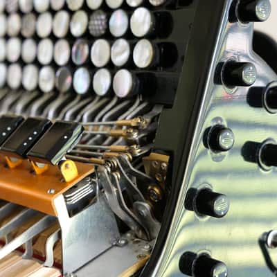 JUPITER Chromatic accordion (B-system, Bayan) with free-bass. Voices by A.Gavrilin image 9