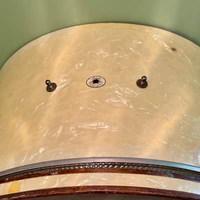 Ludwig & Ludwig 28" Concert Bass Drum PROJECT Vintage 20's 30's White Marine Pearl image 4