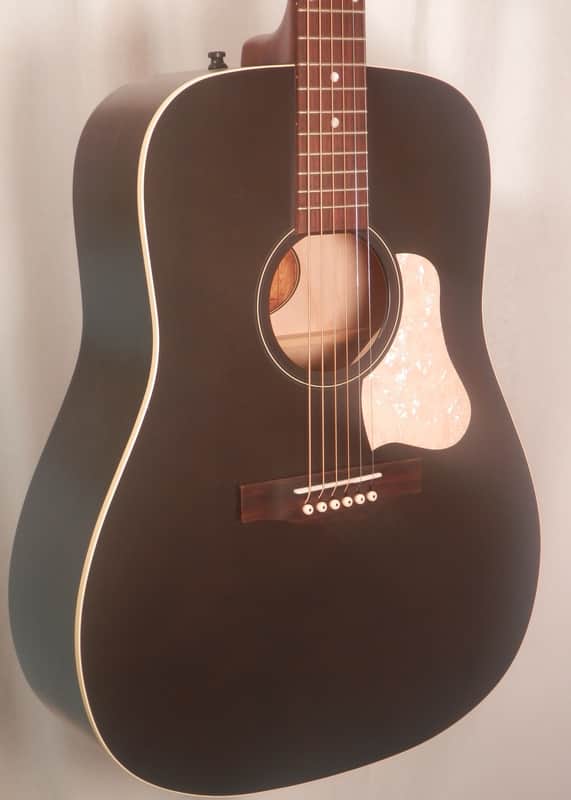 Art & Lutherie Americana Dreadnought Acoustic Guitar Faded Black Solid Cedar Top (Model # 045587 ) image 1