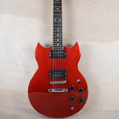 Yamaha SG-510 1984 Candy Tone Red Vintage Japan MIJ w/ Gig Bag image 2