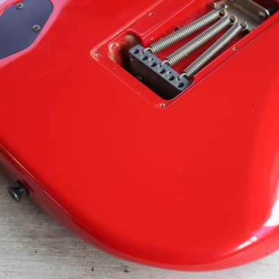 1985 Fender Japan Boxer "A Series" ST556 Boxer/Contemporary Stratocaster (Torino Red) image 10