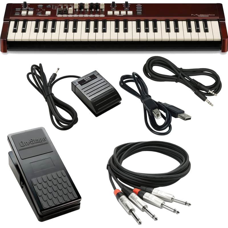 Hammond M-solo Organ - Burgundy CABLE KIT image 1