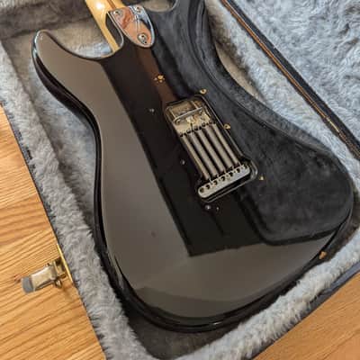 1982 Fender "Dan Smith" Stratocaster with Rosewood Fretboard Black image 5