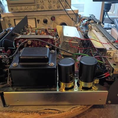 πΆβ¨ Yamaha CR-700 Vintage Receiver w/ Original Wood Case β Recap, Tuner Tested, LED Dial, Serviced/Cleaned (120V) image 17