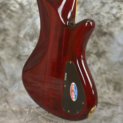 Left Handed 2006 SCHECTER Elite-4 NT Bass Guitar - Cherry QMT image 20