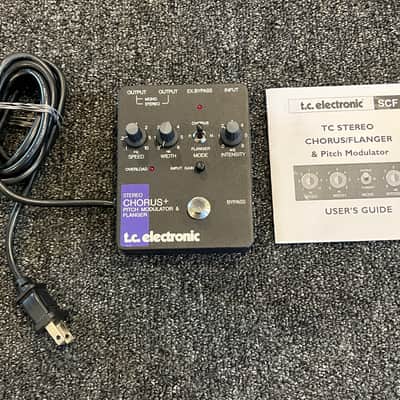 TC Electronic Stereo Chorus + Pitch Modulator & Flanger Guitar Effects Pedal 1991 - 2016 - Black image 6