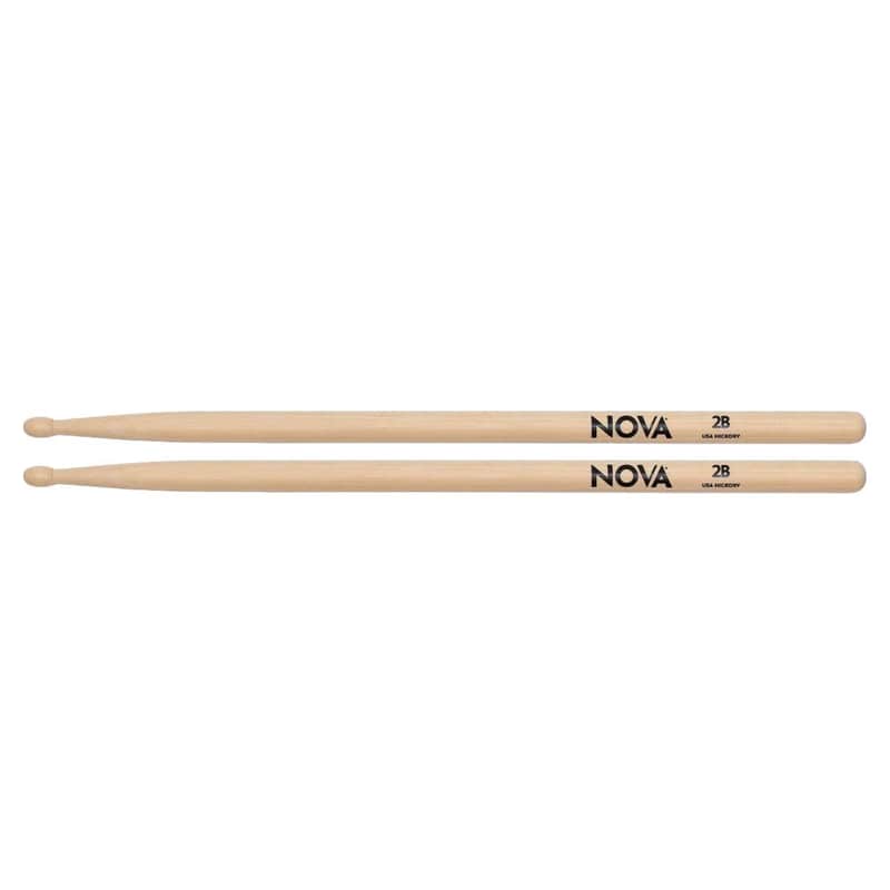 Vic Firth Nova 2B Wood Tip Drum Sticks image 1