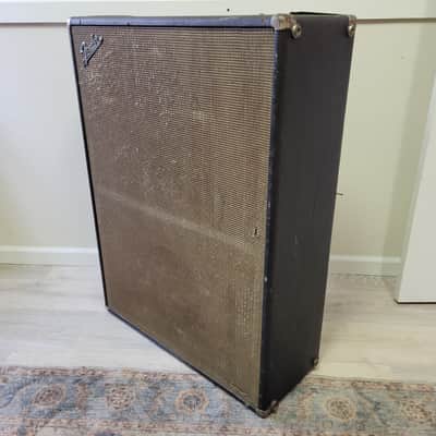 Fender Bandmaster Cabinet 2x12 Original Utah speakers  1967 - Black image 6
